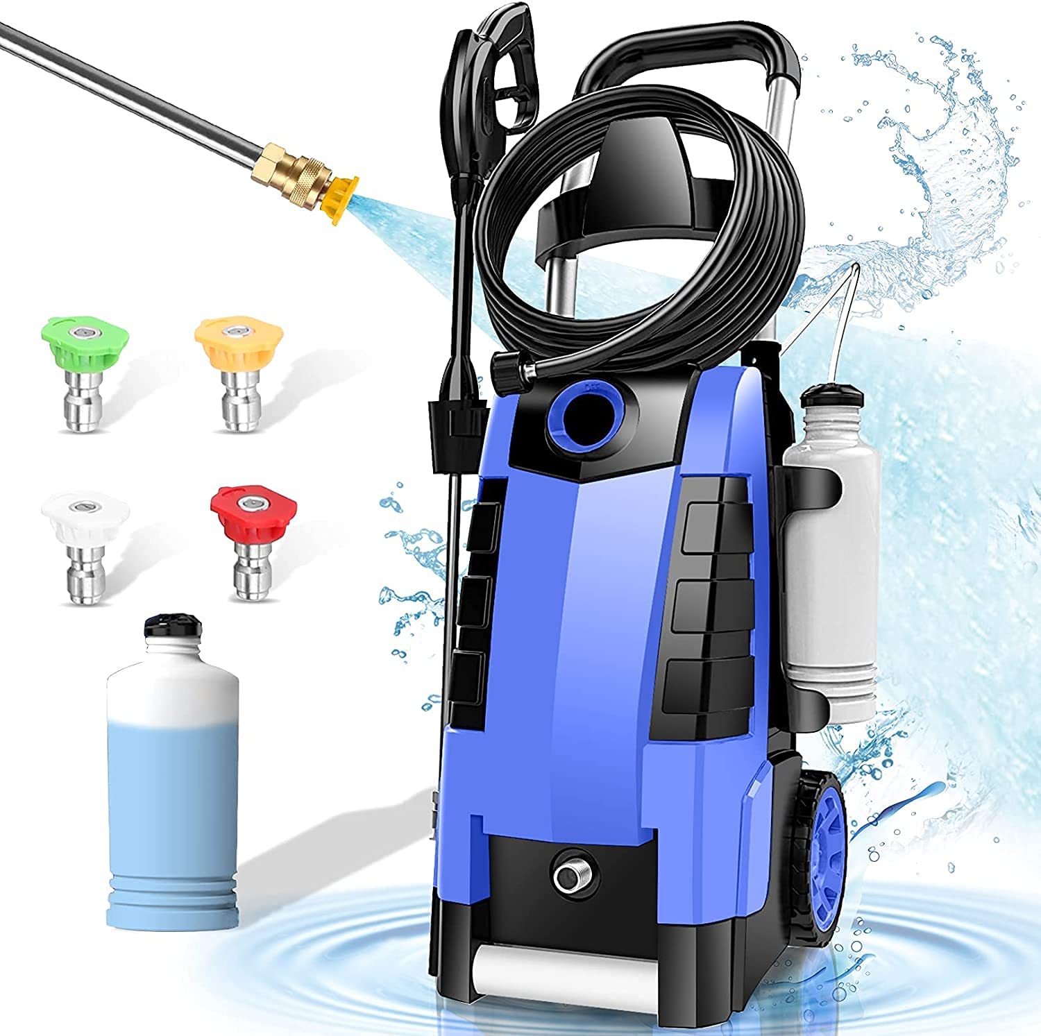 How do you do the High-pressure cleaning process