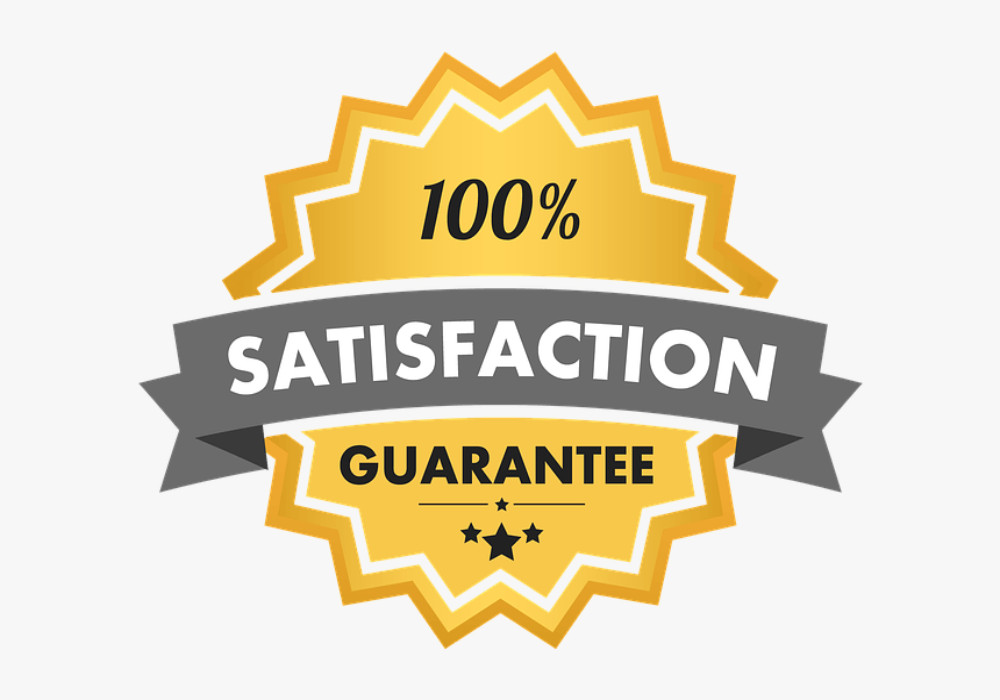 Property washing - satisfaction guarantee: