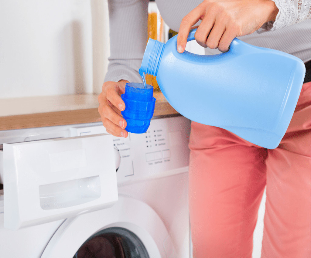 Using too much laundry detergent