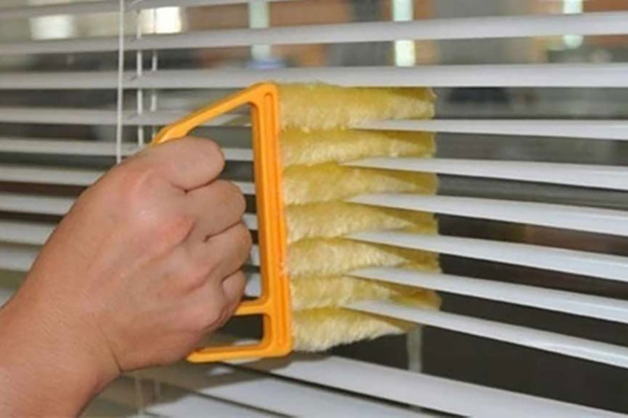 Easiest way to clean window blinds